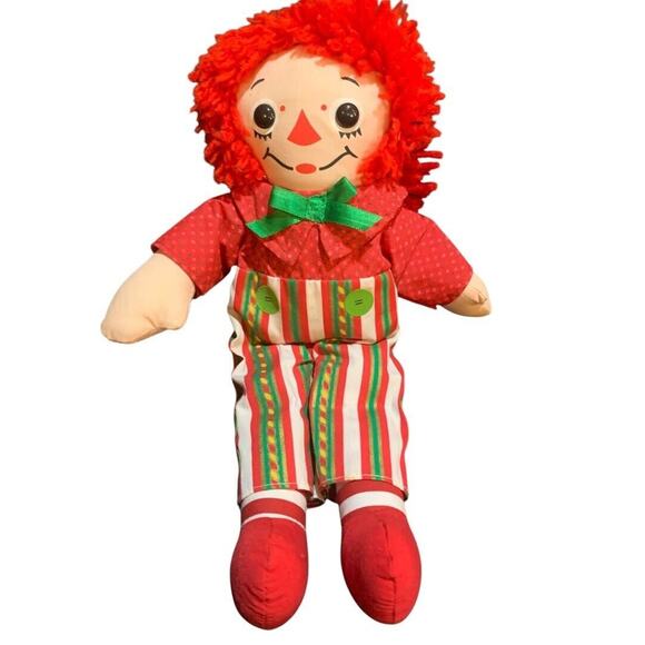 1996 Hasbro Raggedy Andy Doll 12 Inch Fabric - Picture 1 of 6